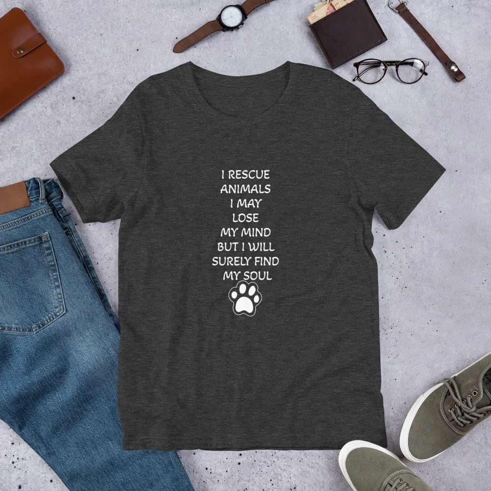 I Rescue Animals Unisex Staple T-Shirt Bella Canvas 3001