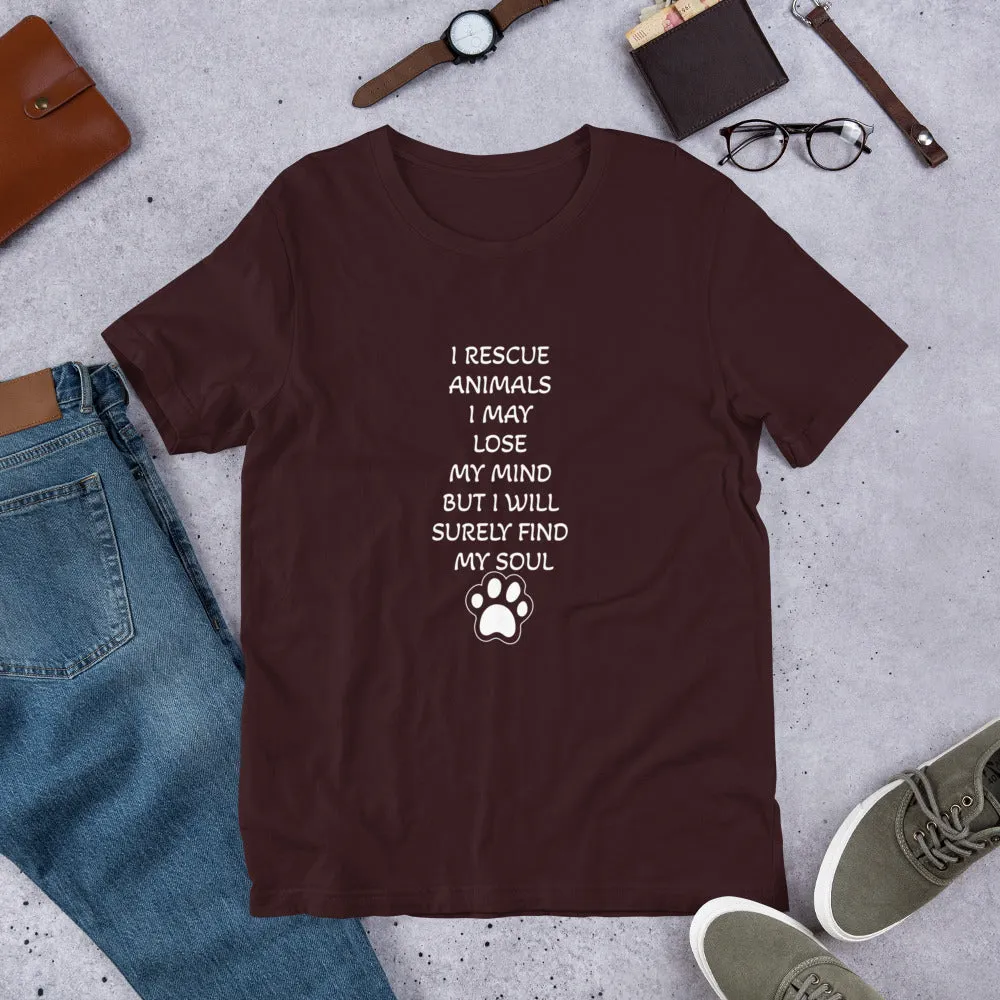 I Rescue Animals Unisex Staple T-Shirt Bella Canvas 3001