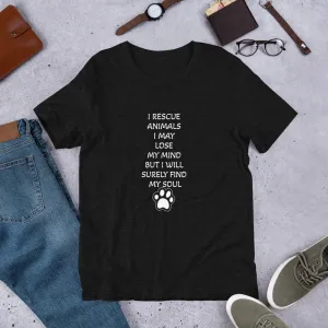 I Rescue Animals Unisex Staple T-Shirt Bella Canvas 3001