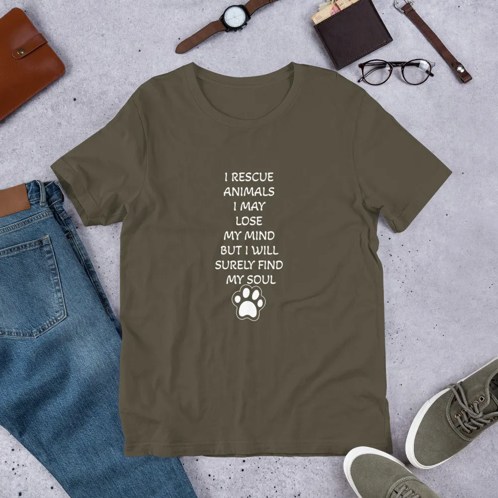 I Rescue Animals Unisex Staple T-Shirt Bella Canvas 3001