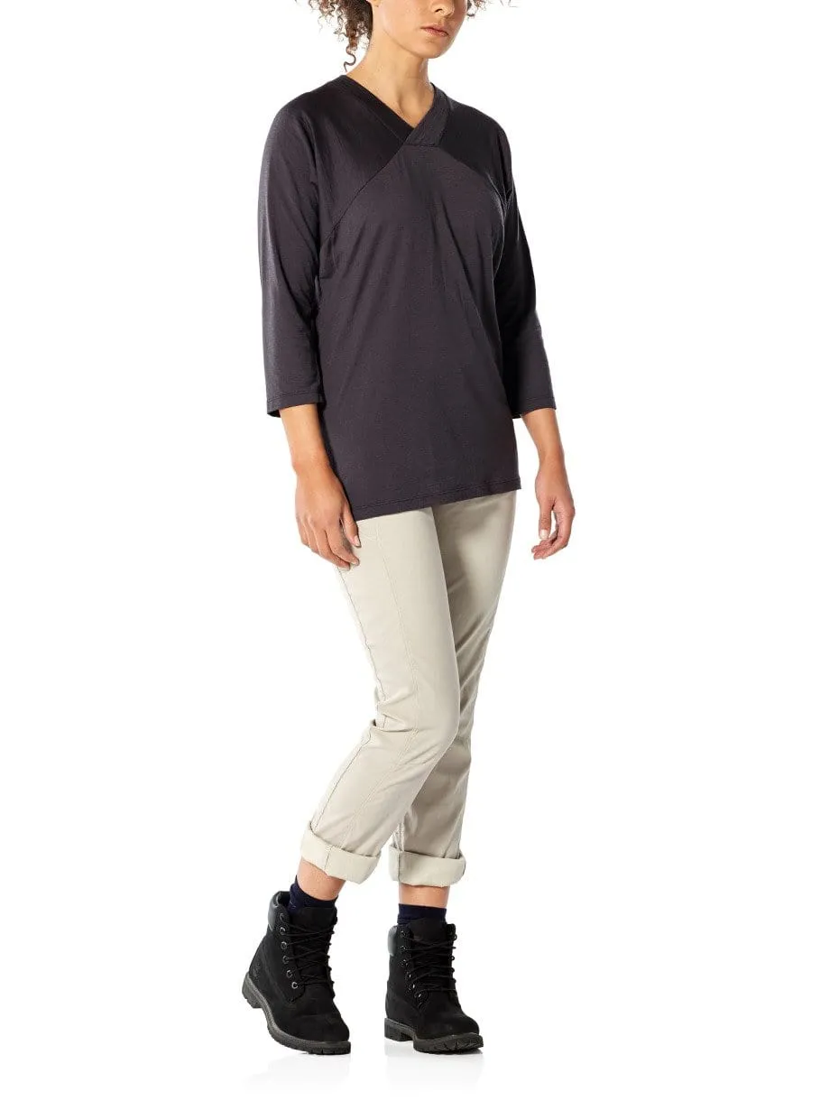 Ice Breaker Women's Nature Dye Galen 3Q Sleeve