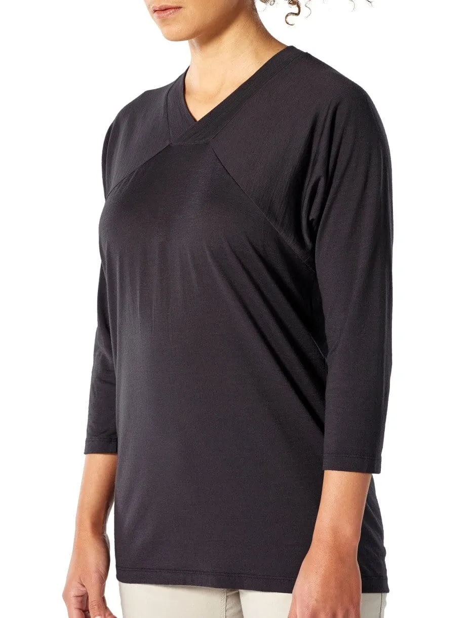Ice Breaker Women's Nature Dye Galen 3Q Sleeve