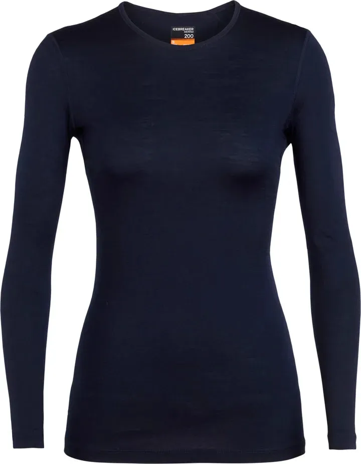 ICEBREAKER Women's 200 g/m Oasis Merino L/S Crew