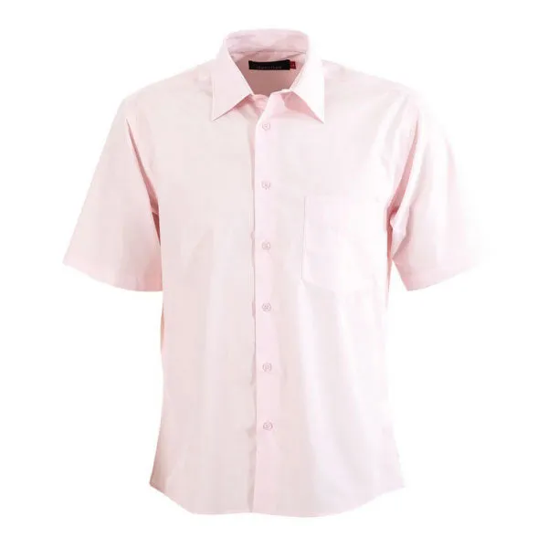 Identitee Men's Pink Rodeo Short Sleeve Shirt