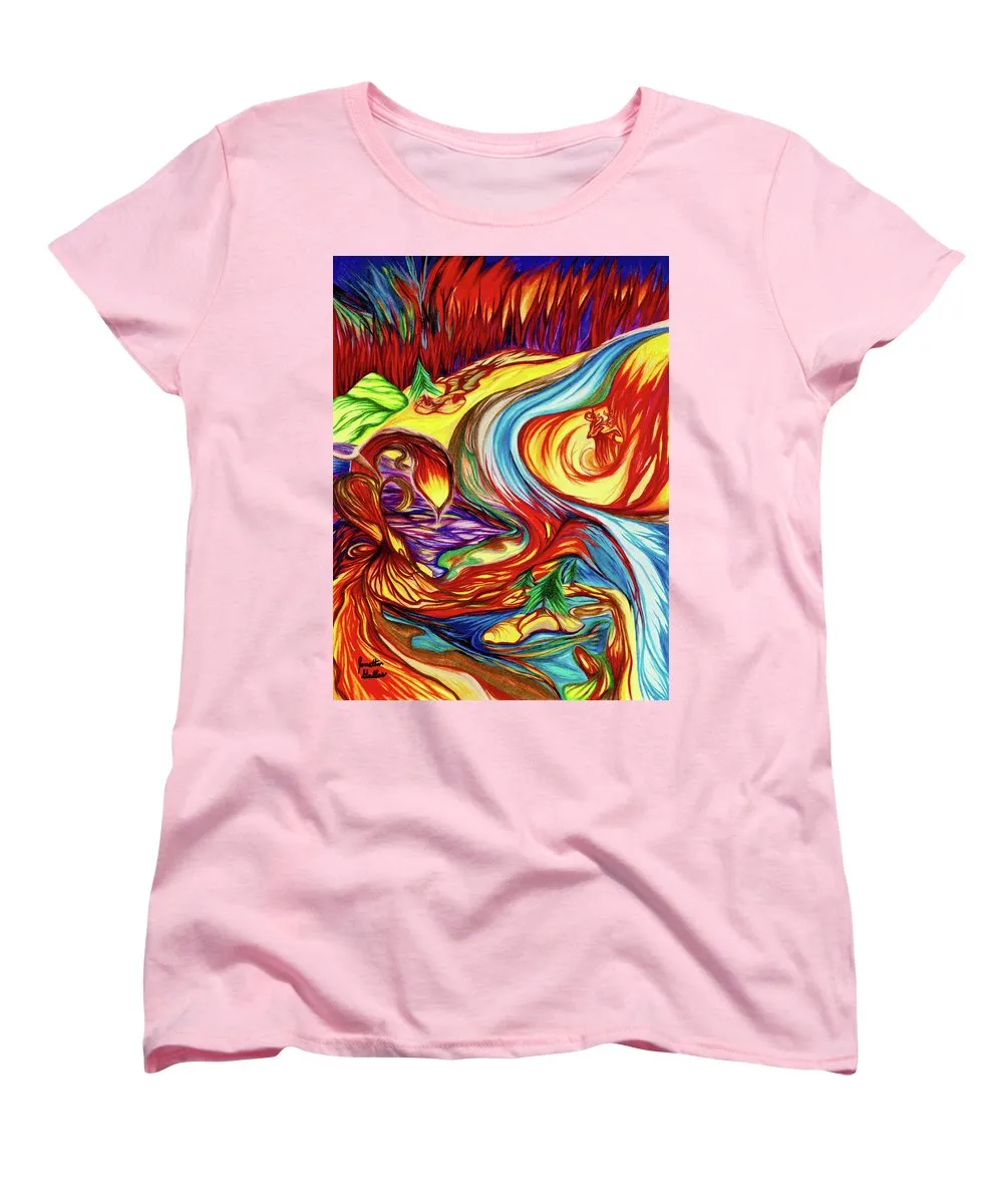 Inferno Deer - Women's T-Shirt (Standard Fit)