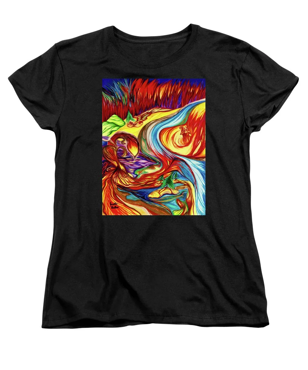 Inferno Deer - Women's T-Shirt (Standard Fit)