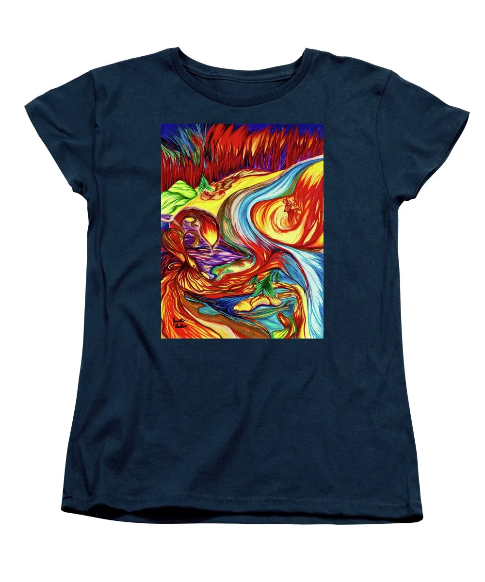 Inferno Deer - Women's T-Shirt (Standard Fit)