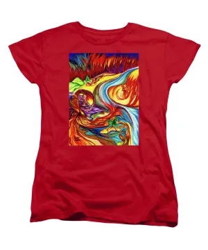 Inferno Deer - Women's T-Shirt (Standard Fit)