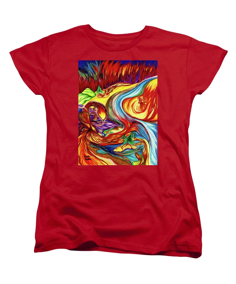Inferno Deer - Women's T-Shirt (Standard Fit)