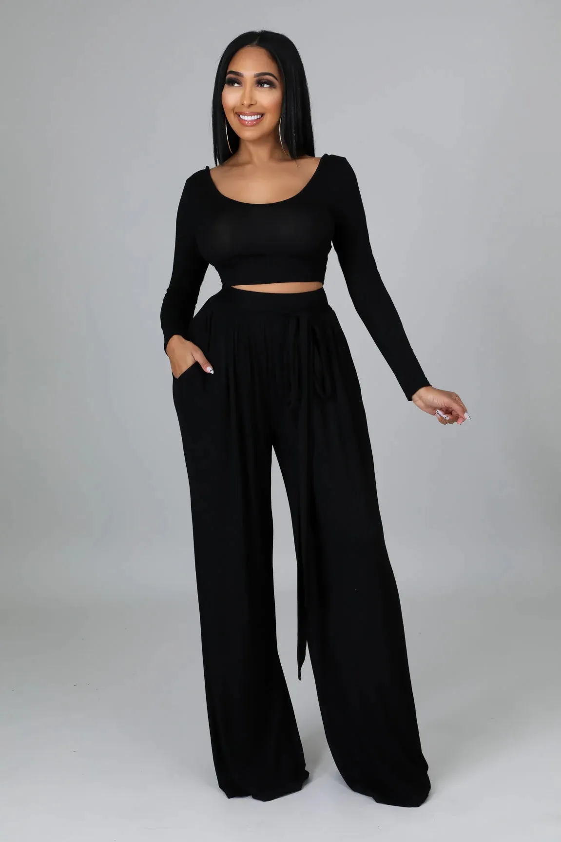 JADA PANT SET | BLACK