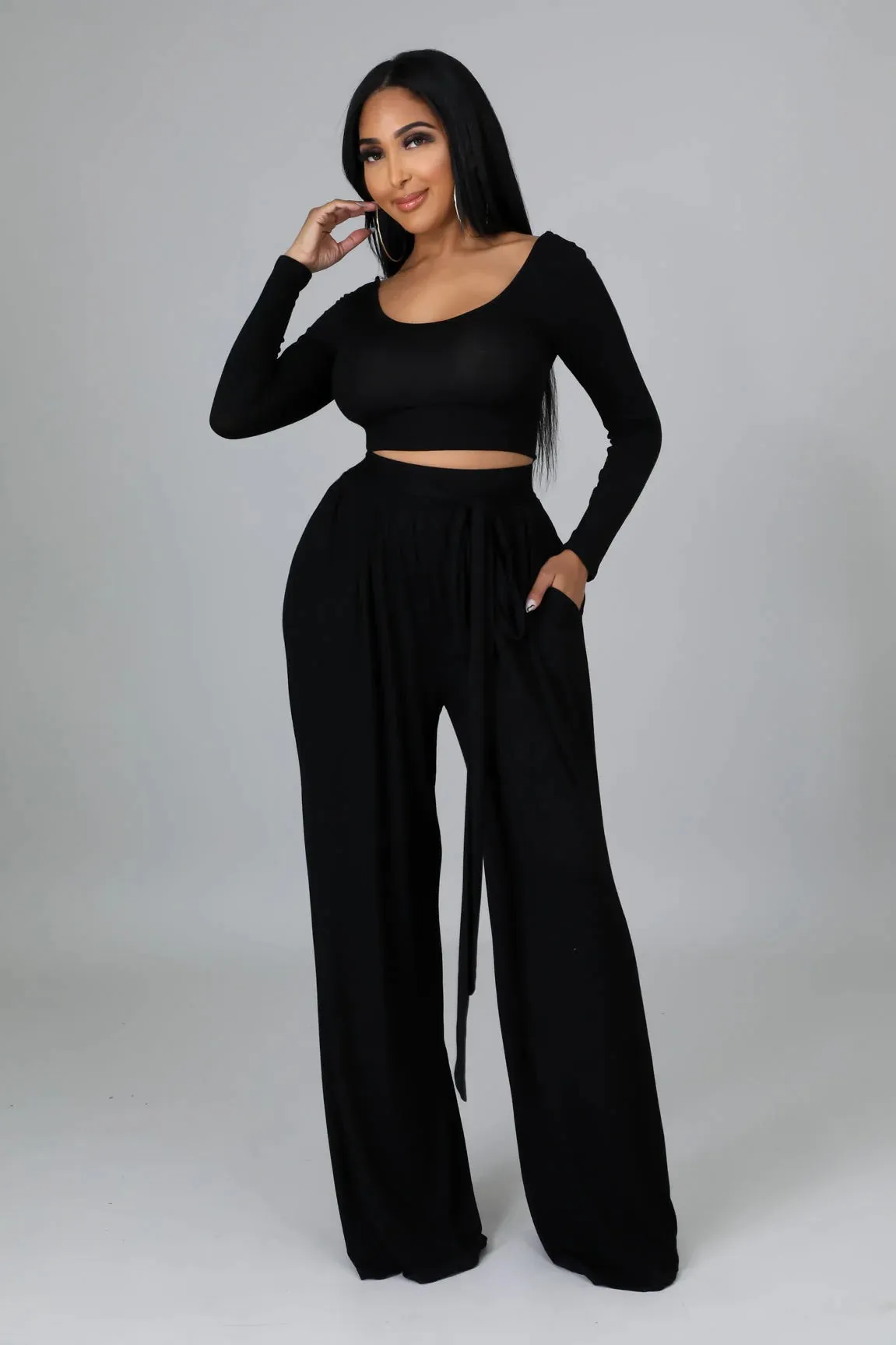 JADA PANT SET | BLACK