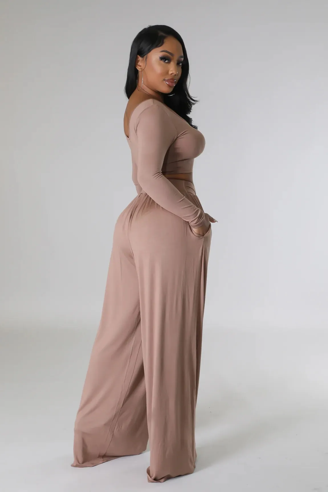 JADA PANT SET | TAUPE