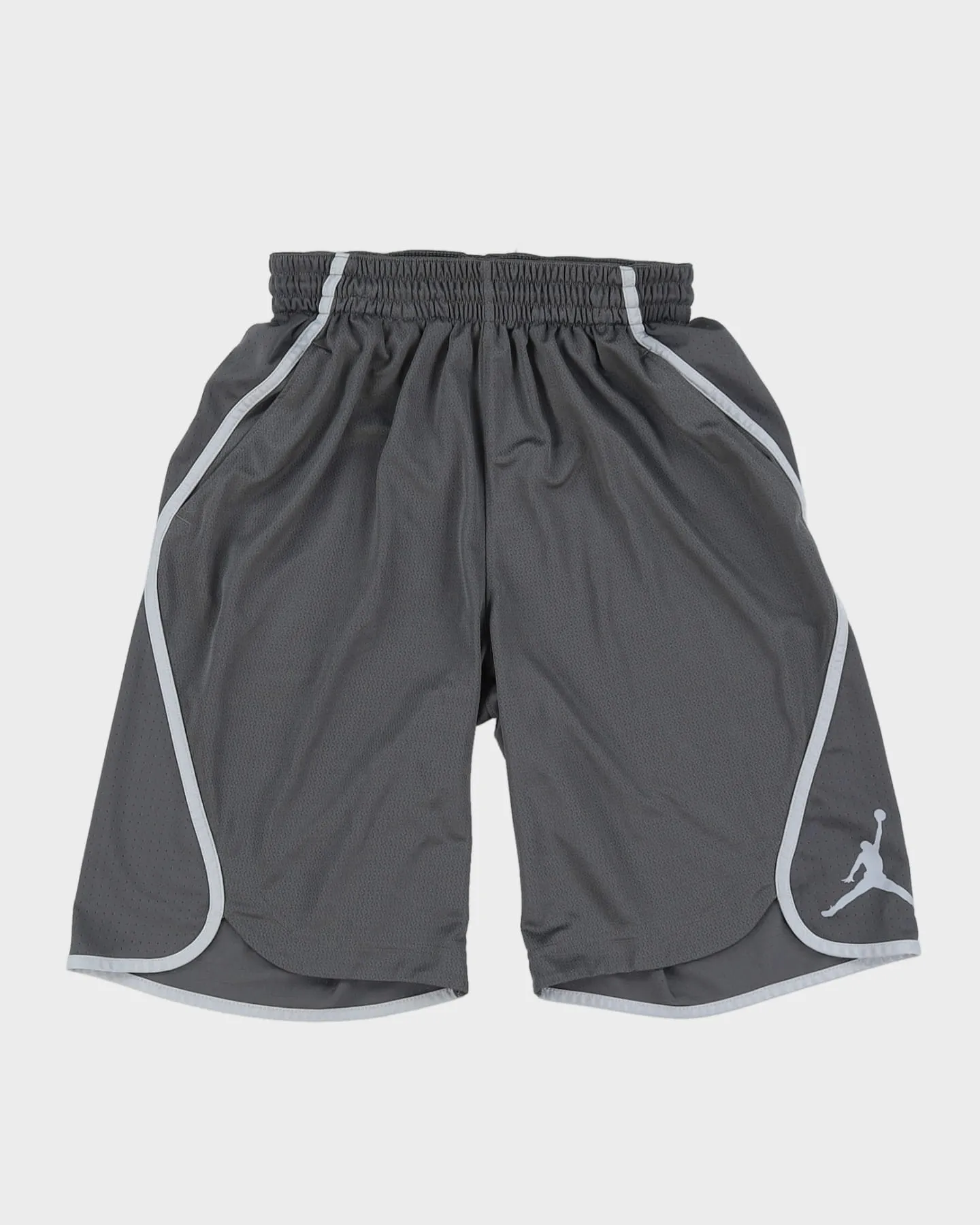 Jordan Grey Basketball Jersey Shorts - M