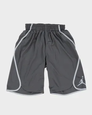 Jordan Grey Basketball Jersey Shorts - M