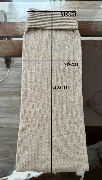 Joskaa French Lazy Style Elegant Knitted Skirt Sets One Shoulder Sweater Top Long Skirt Sets Commuting Autumn Urban Women's Skirt Sets