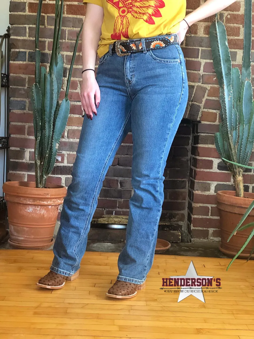 Junior High Rise Jeans by Rock & Roll ~ Vintage Wash