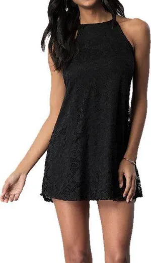Junior's Short Lace Party Dress