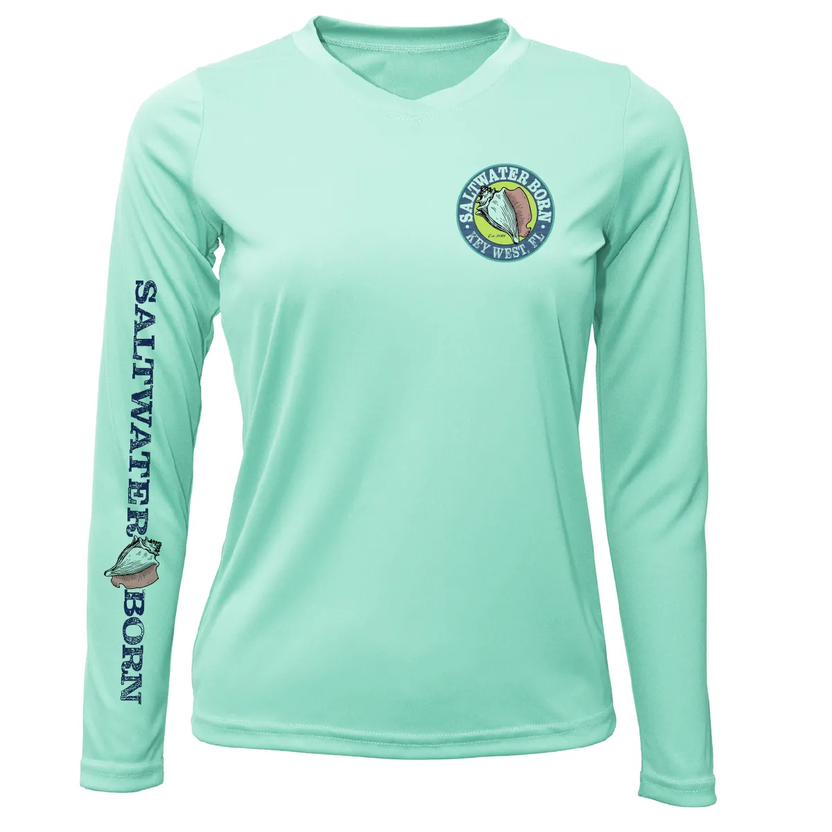 Key West Action Mahi Women's Long Sleeve UPF 50  Dry-Fit Shirt