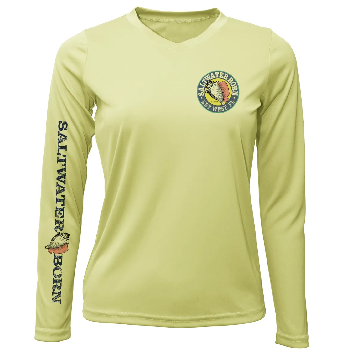 Key West Action Mahi Women's Long Sleeve UPF 50  Dry-Fit Shirt