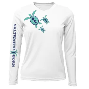 Key West, FL Baby Turtles Long Sleeve UPF 50  Dry-Fit Shirt