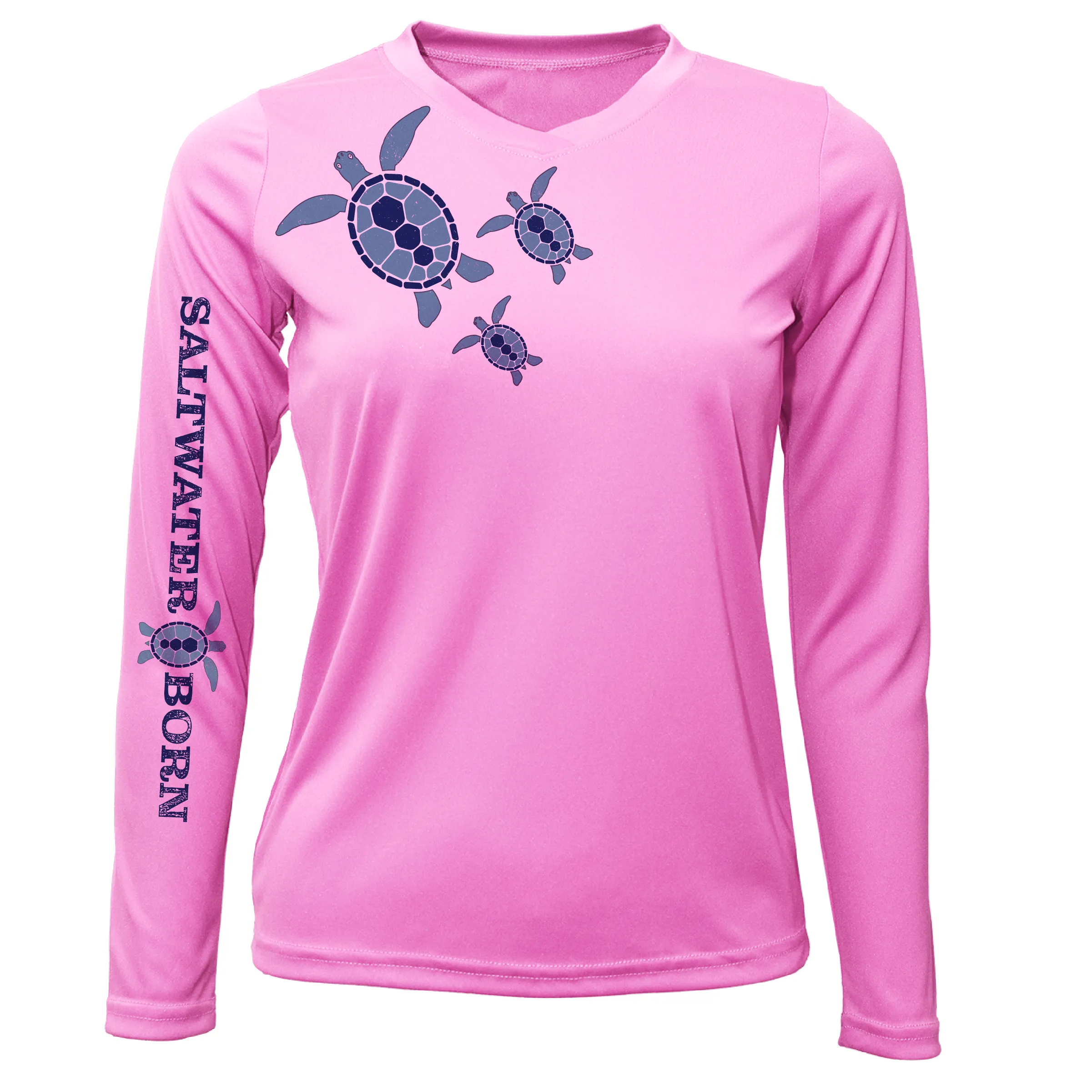 Key West, FL Baby Turtles Long Sleeve UPF 50  Dry-Fit Shirt