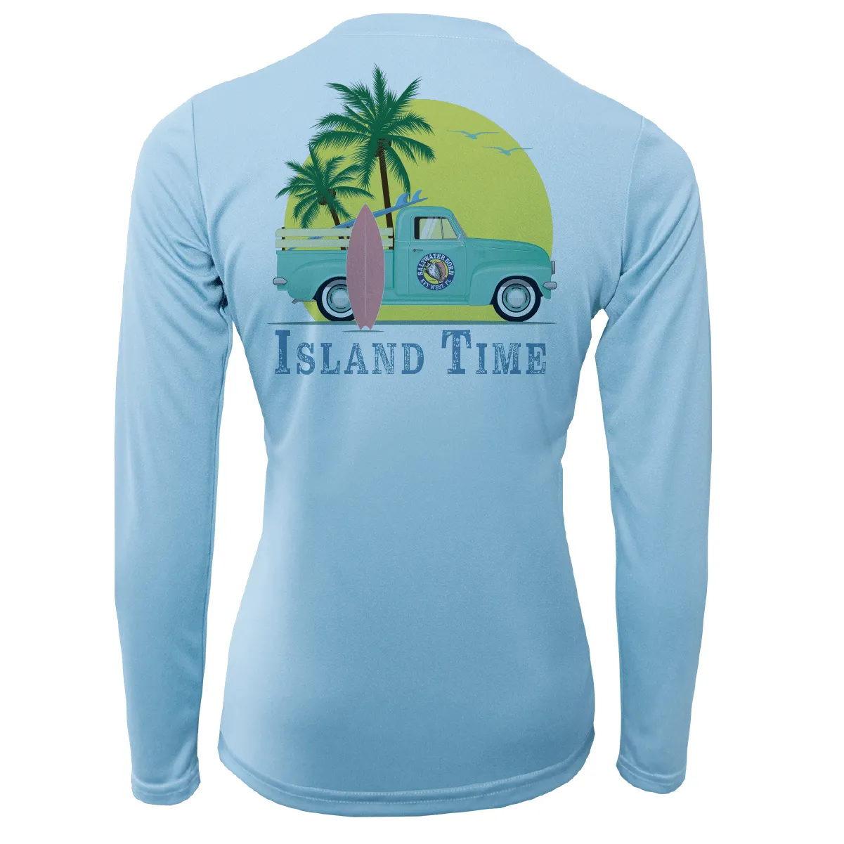 Key West Island Time Women's Long Sleeve UPF 50  Dry-Fit Shirt