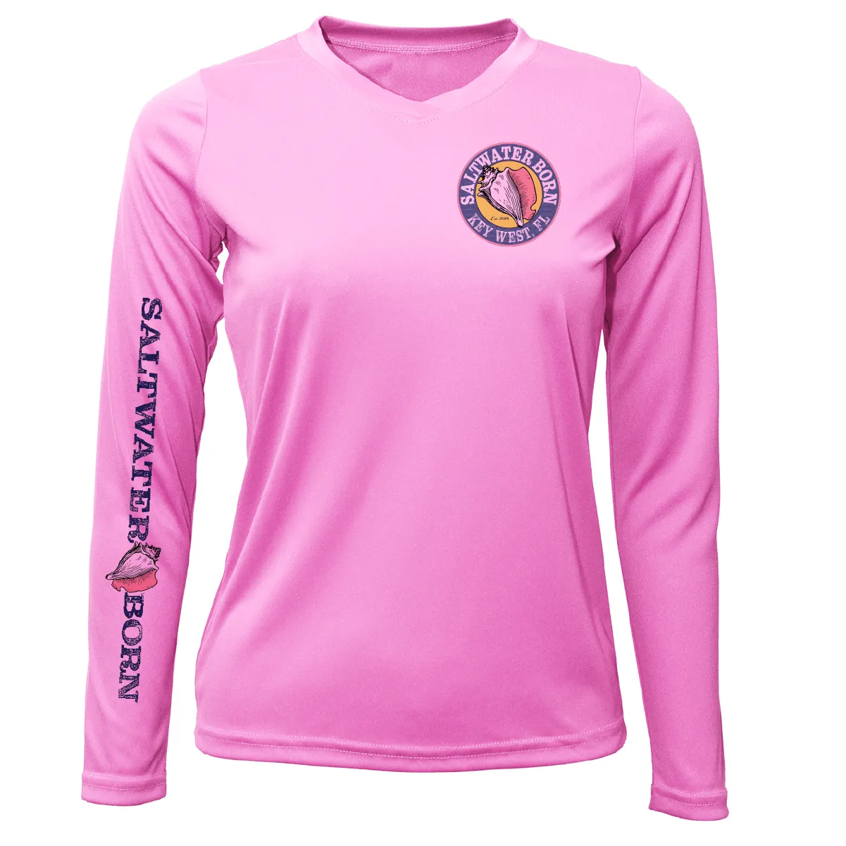 Key West Island Time Women's Long Sleeve UPF 50  Dry-Fit Shirt