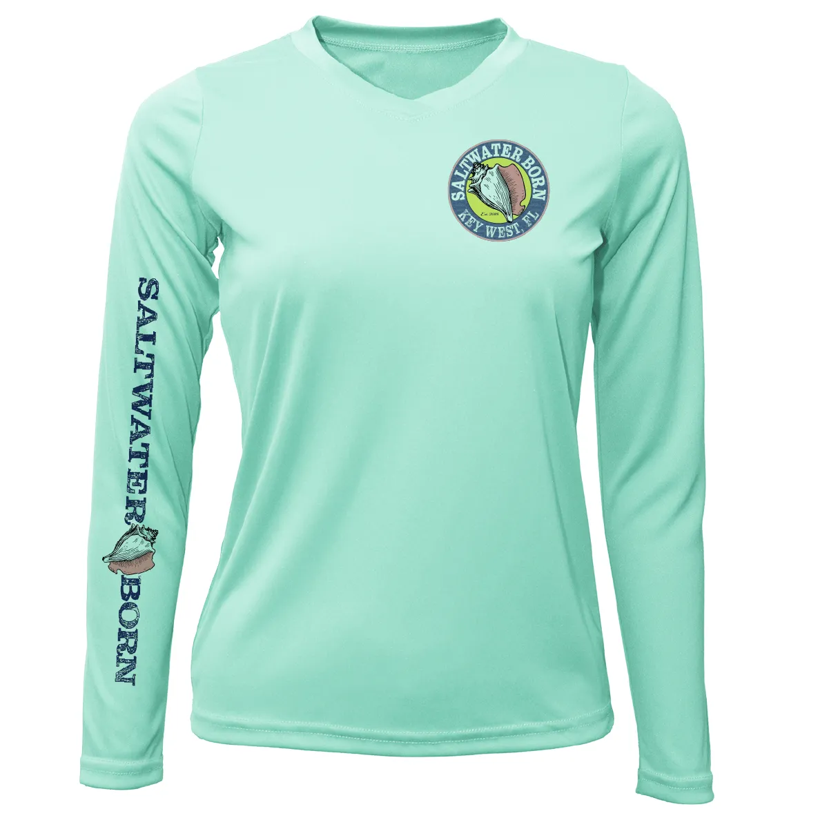 Key West Island Time Women's Long Sleeve UPF 50  Dry-Fit Shirt