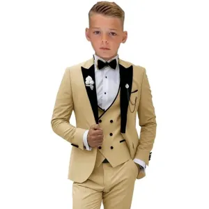 Kids Boys 4 Piece Formal Blazer Suits Set