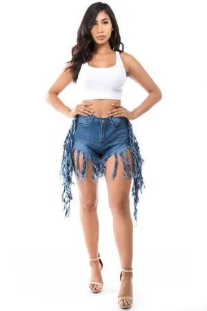 Ladies Blue Jean Shorts Sizes Up To 3Xl