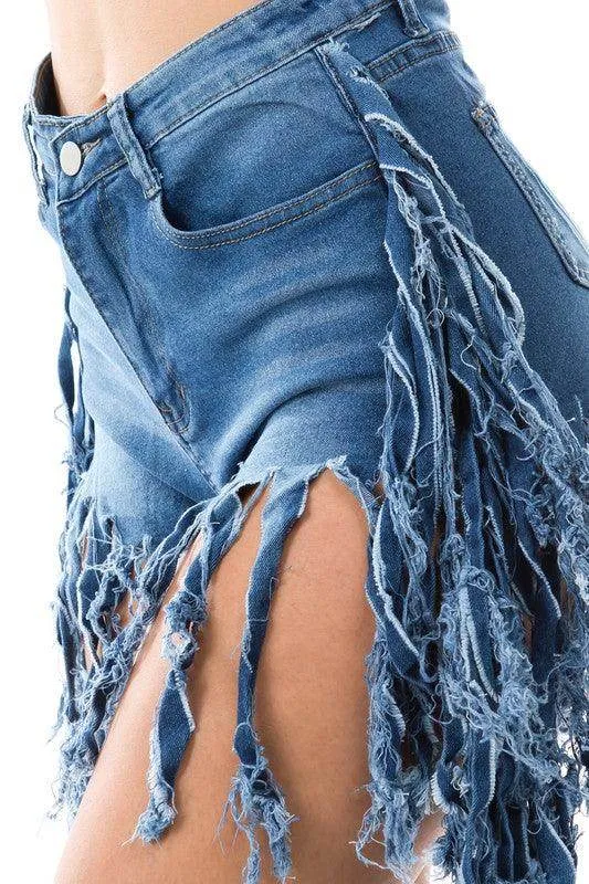 Ladies Blue Jean Shorts Sizes Up To 3Xl