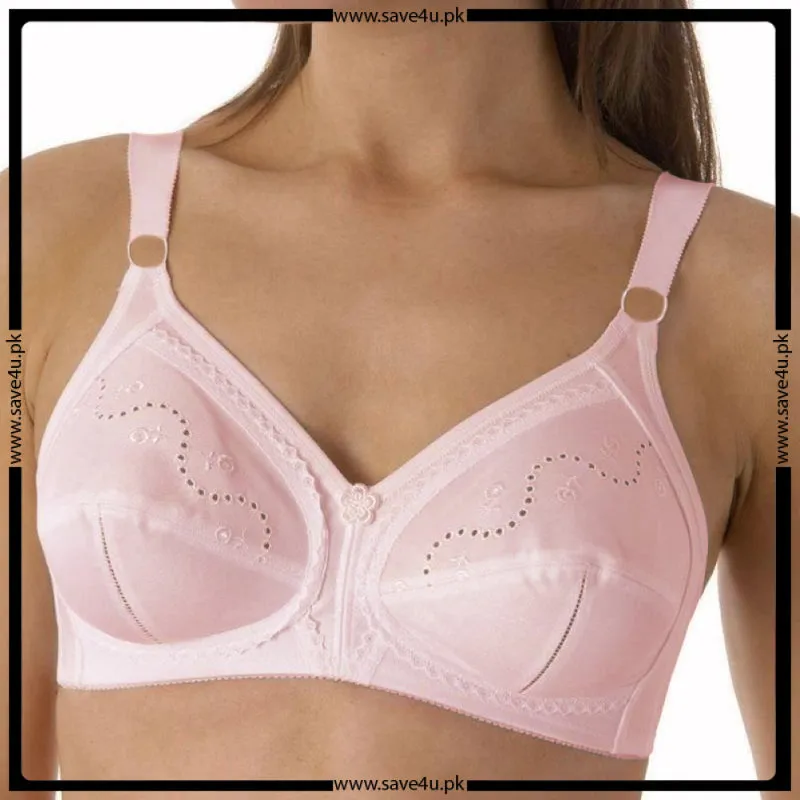 Ladies Full Coverage Comfortable Cotton Non-Padded Wireless Bra
