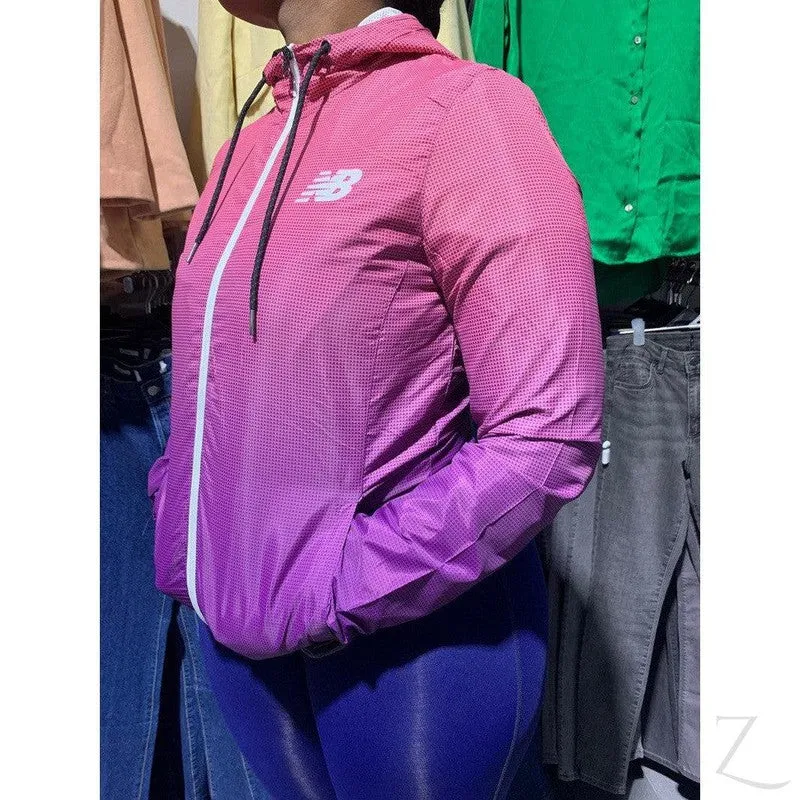 Ladies Lightweight Hooded Running Jacket with Mesh Lining | Small Cut | "Jima"