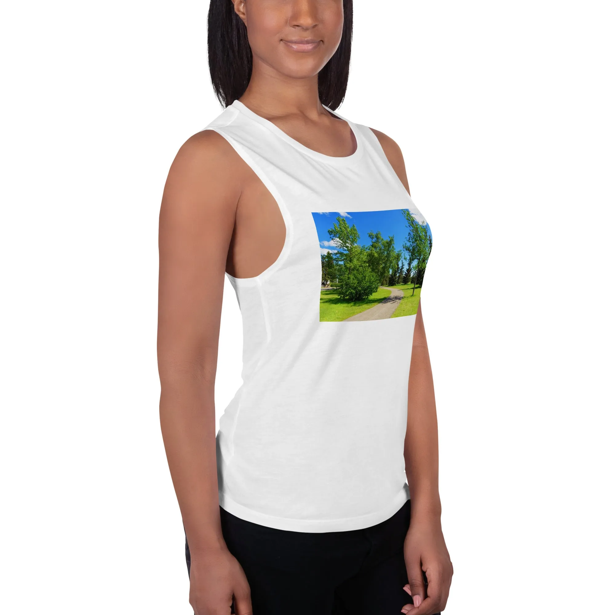 Ladies’ Muscle Tank - Calgary in the Summer