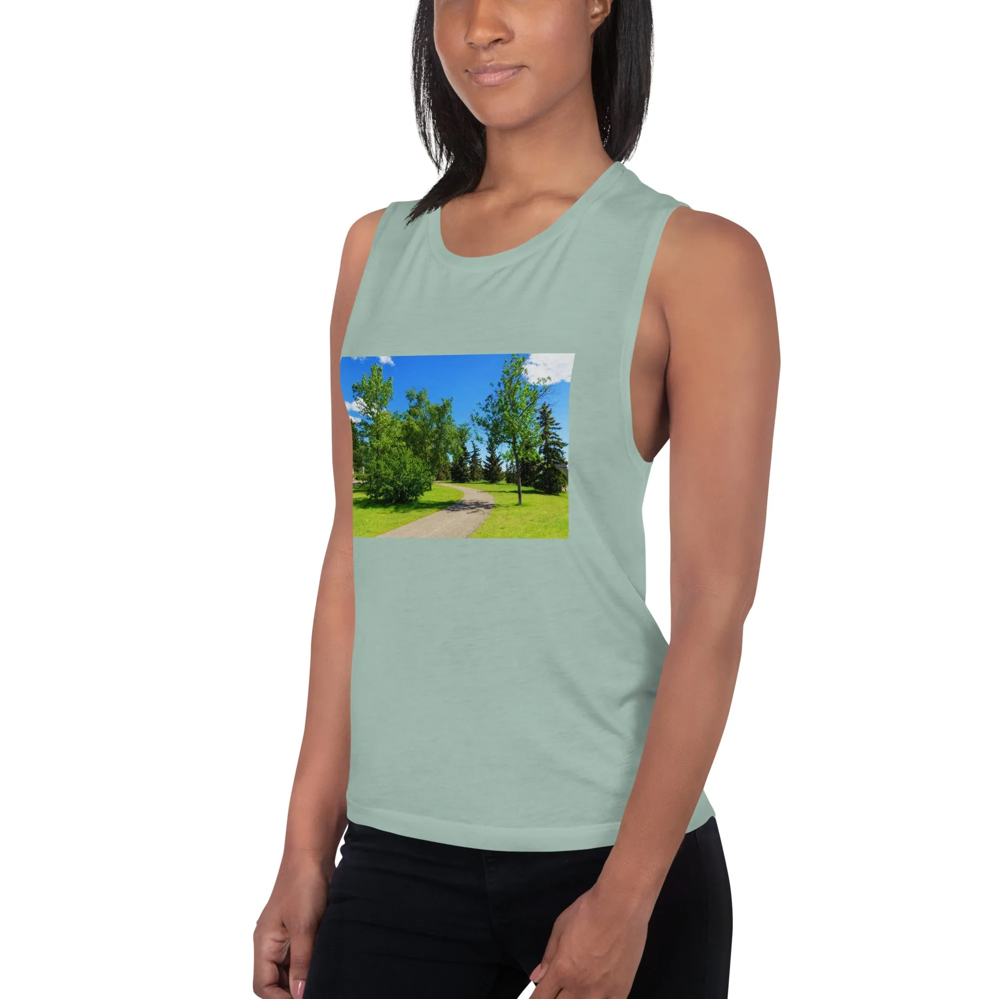 Ladies’ Muscle Tank - Calgary in the Summer