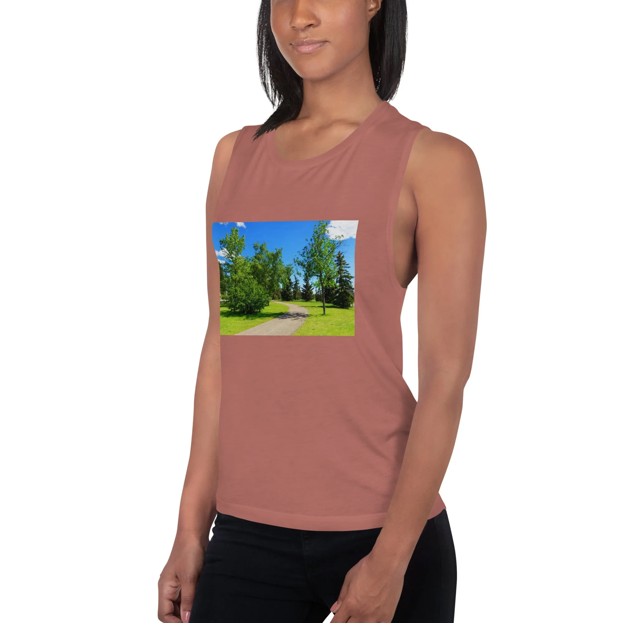 Ladies’ Muscle Tank - Calgary in the Summer