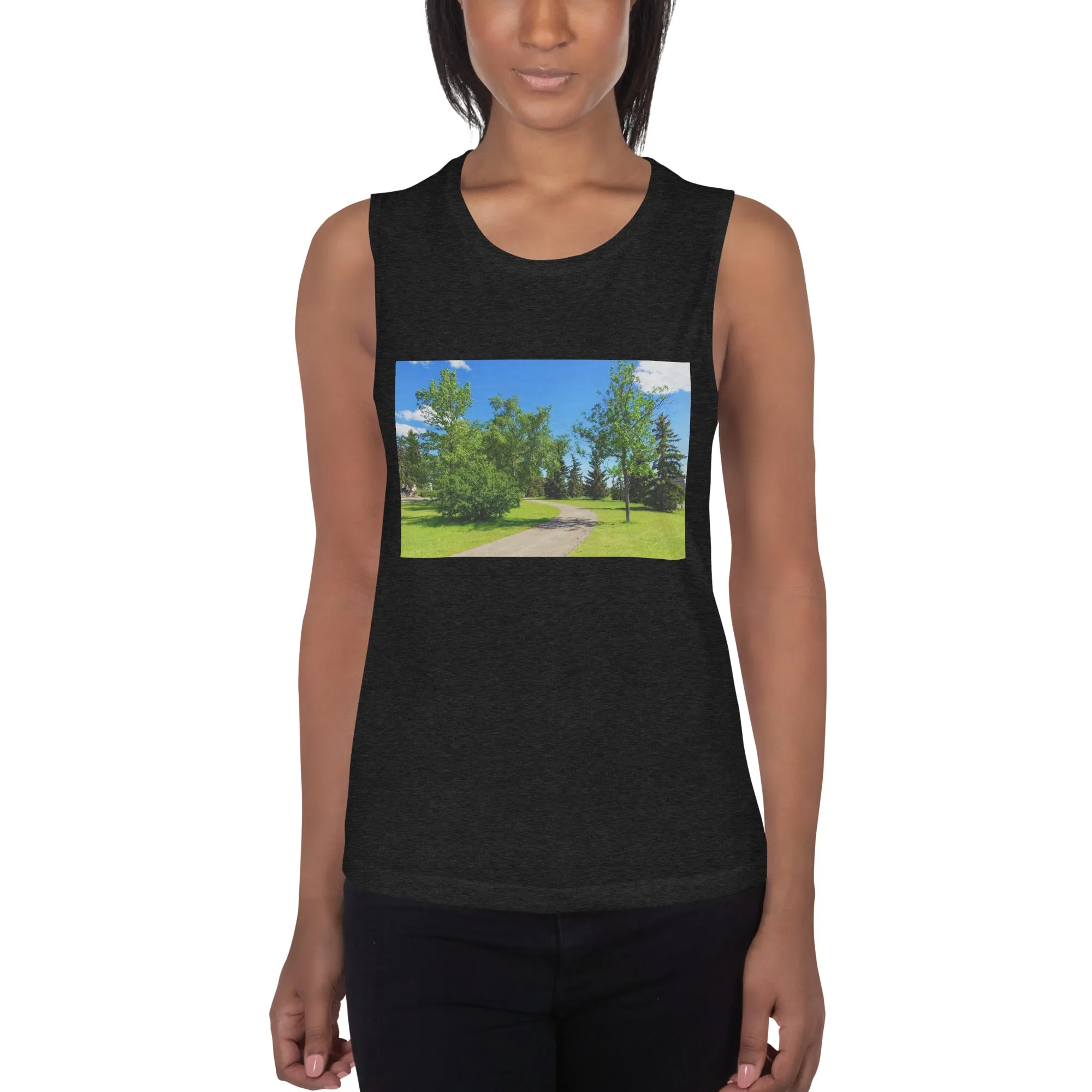 Ladies’ Muscle Tank - Calgary in the Summer