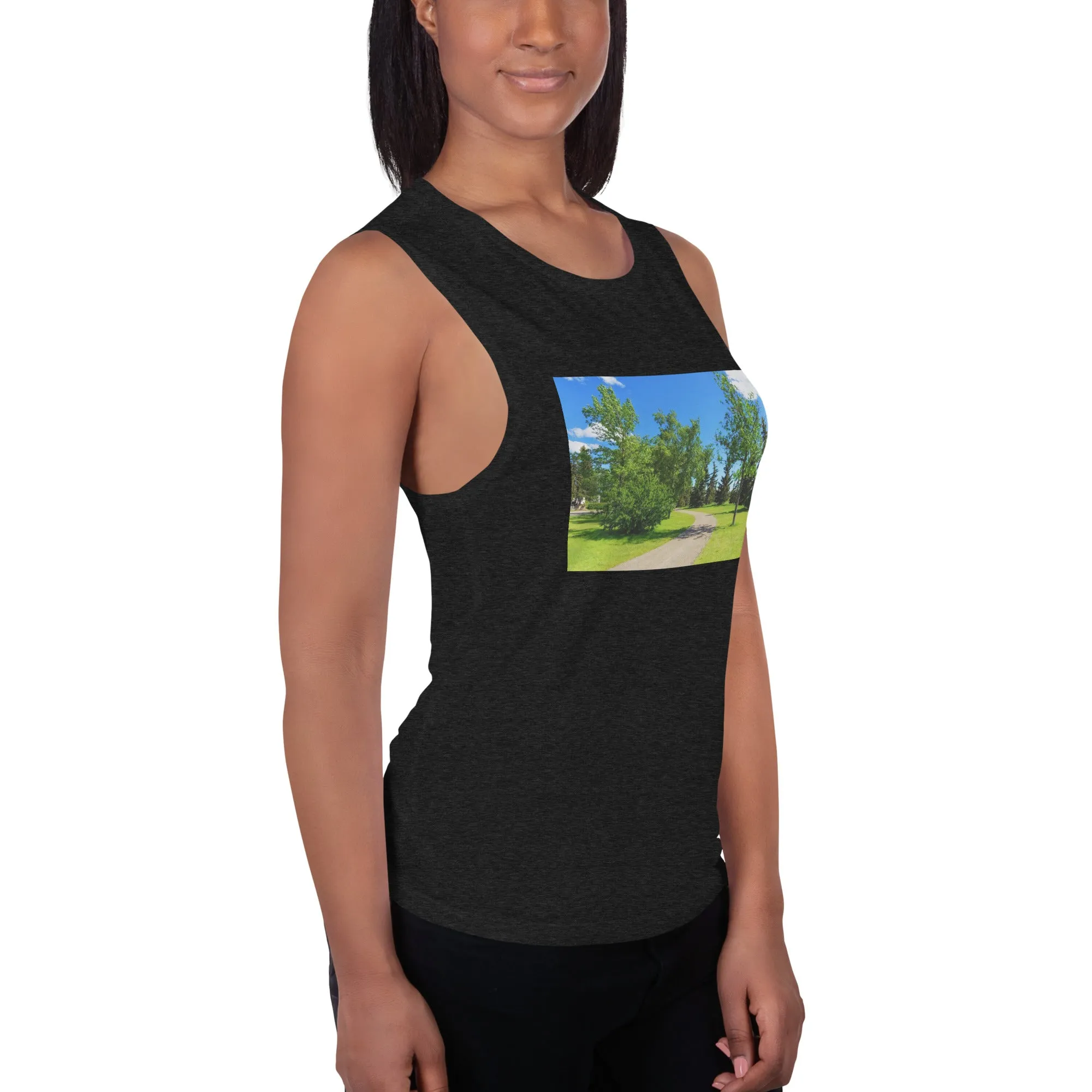 Ladies’ Muscle Tank - Calgary in the Summer