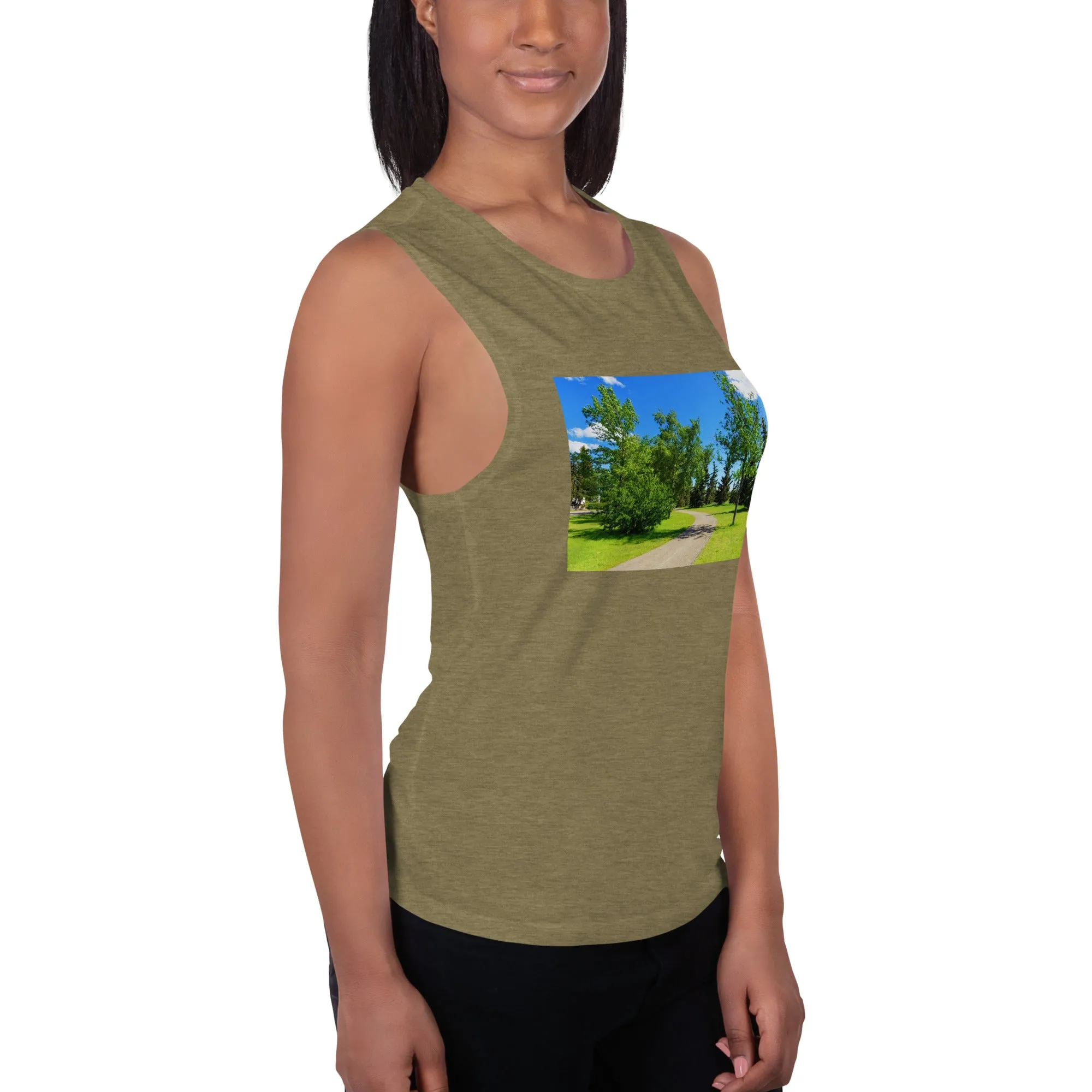 Ladies’ Muscle Tank - Calgary in the Summer