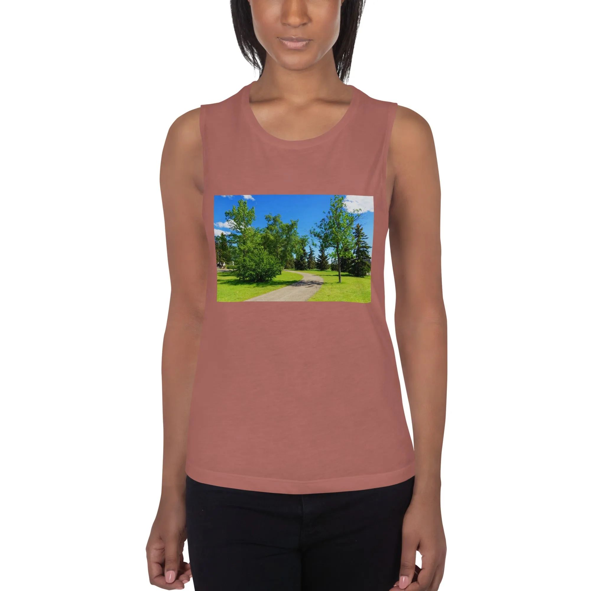 Ladies’ Muscle Tank - Calgary in the Summer