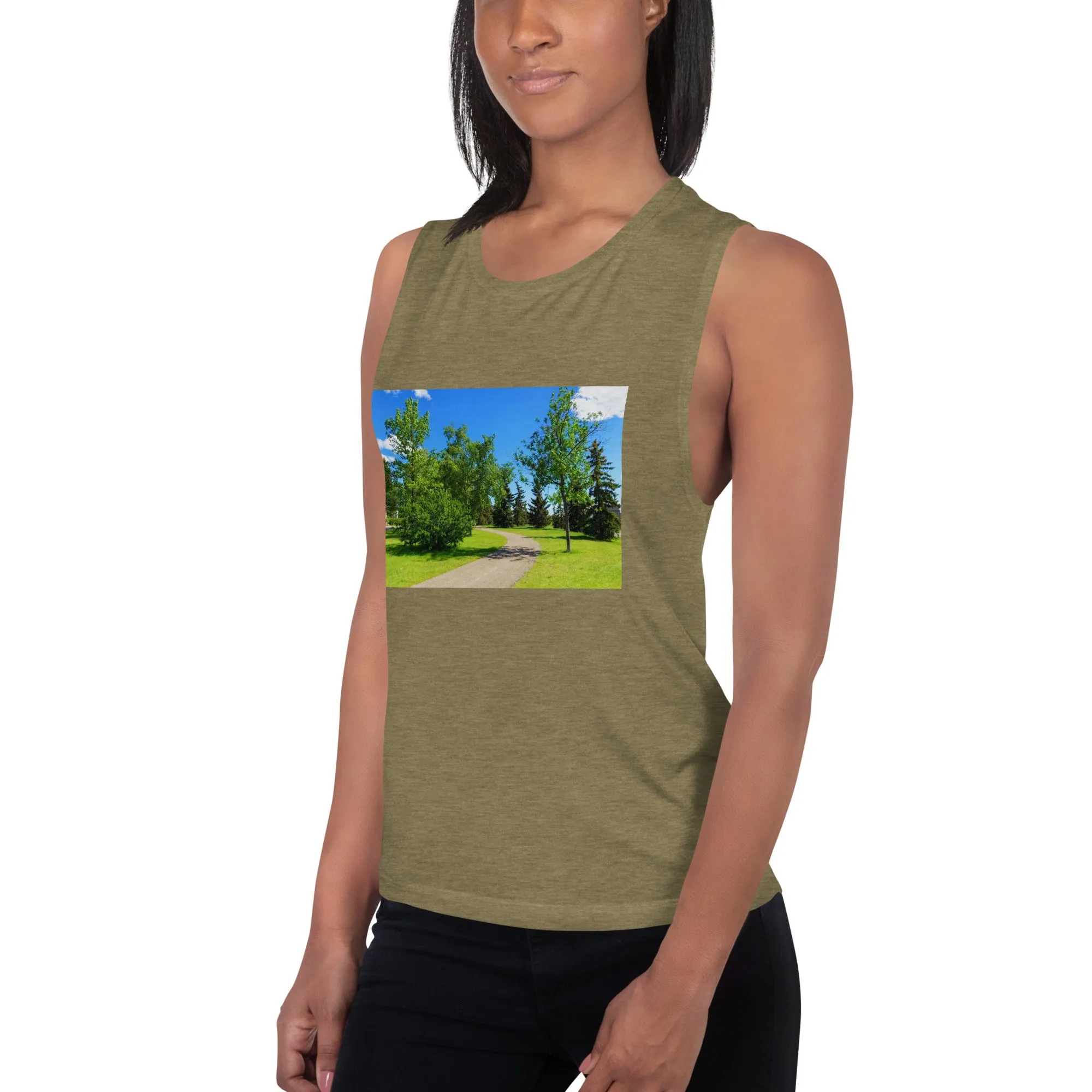 Ladies’ Muscle Tank - Calgary in the Summer