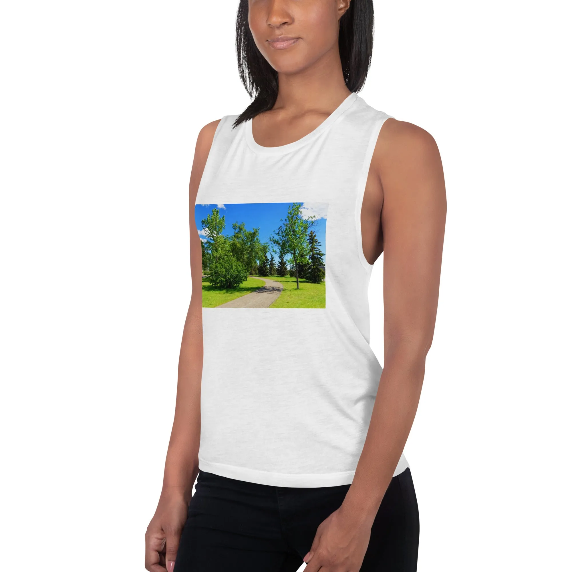 Ladies’ Muscle Tank - Calgary in the Summer