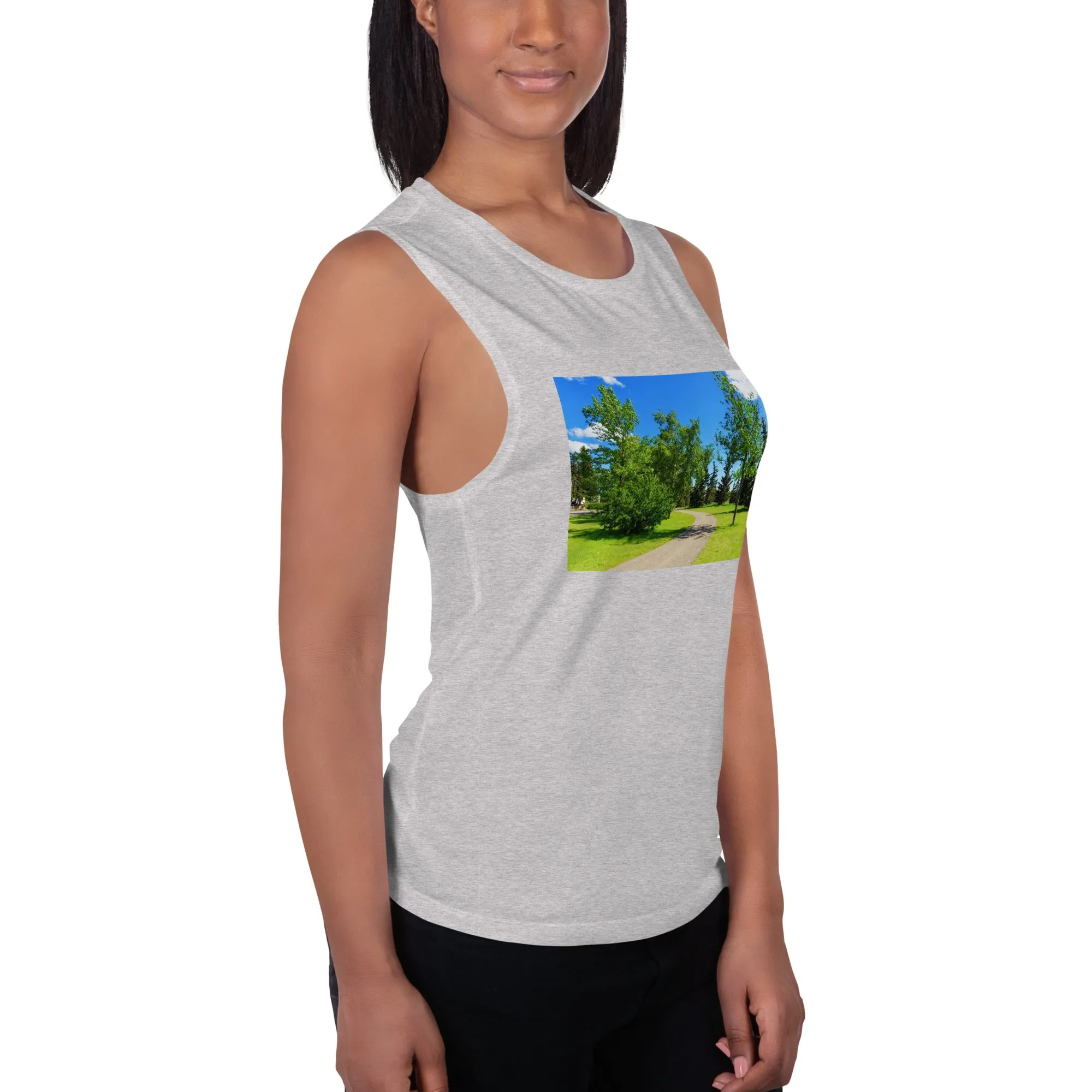 Ladies’ Muscle Tank - Calgary in the Summer