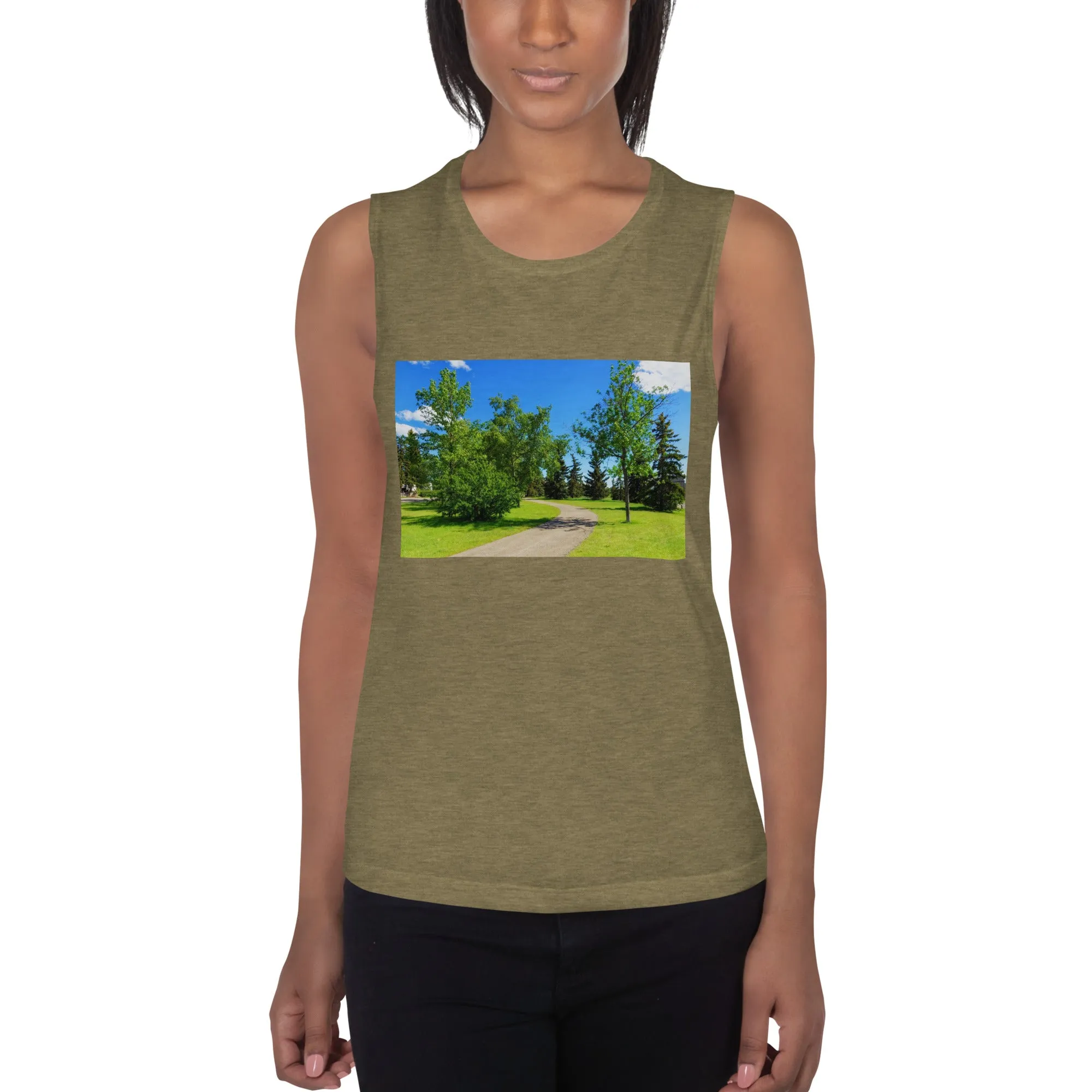 Ladies’ Muscle Tank - Calgary in the Summer