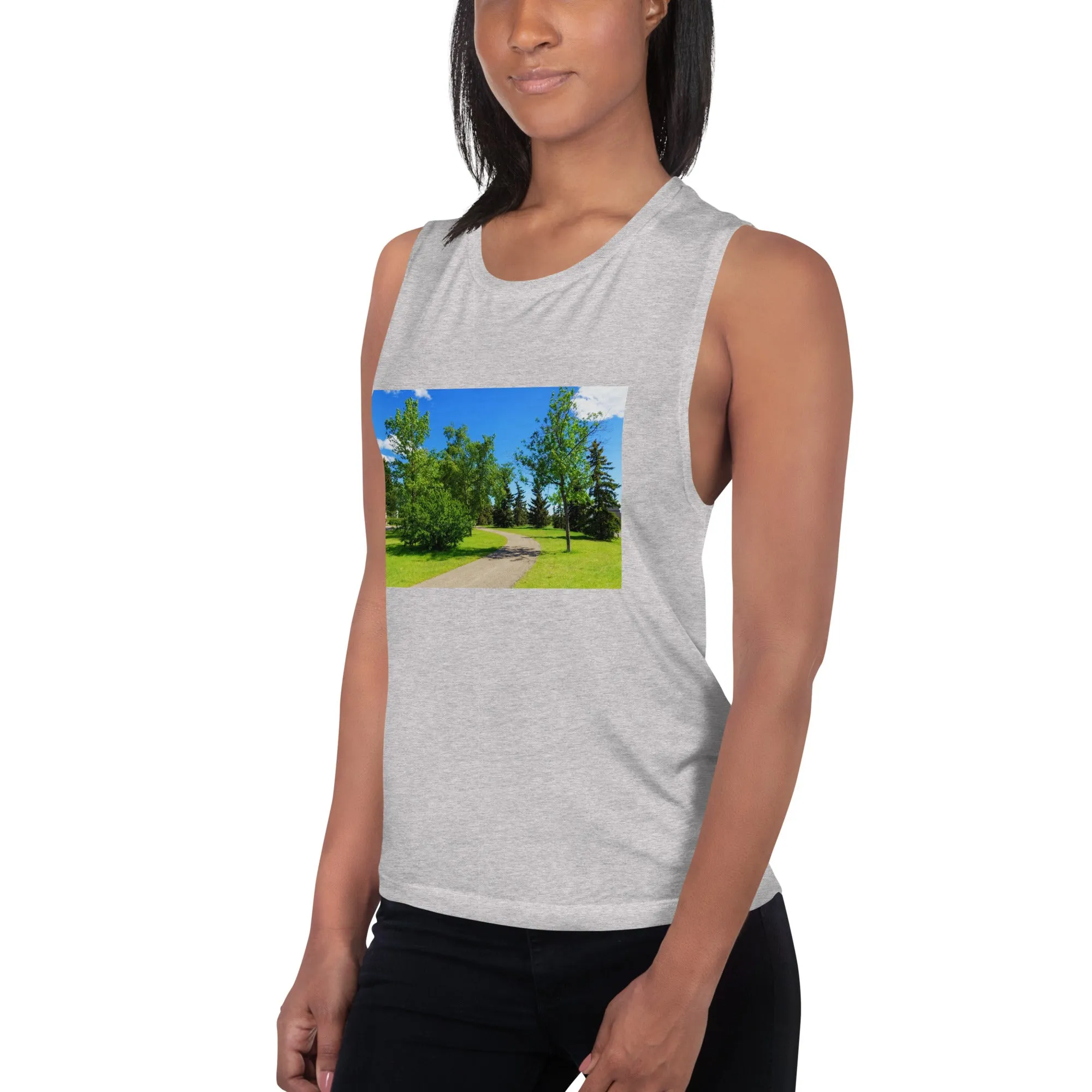 Ladies’ Muscle Tank - Calgary in the Summer