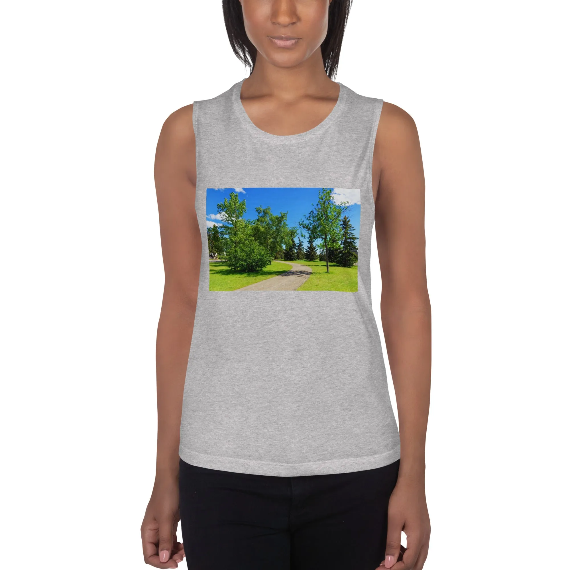 Ladies’ Muscle Tank - Calgary in the Summer