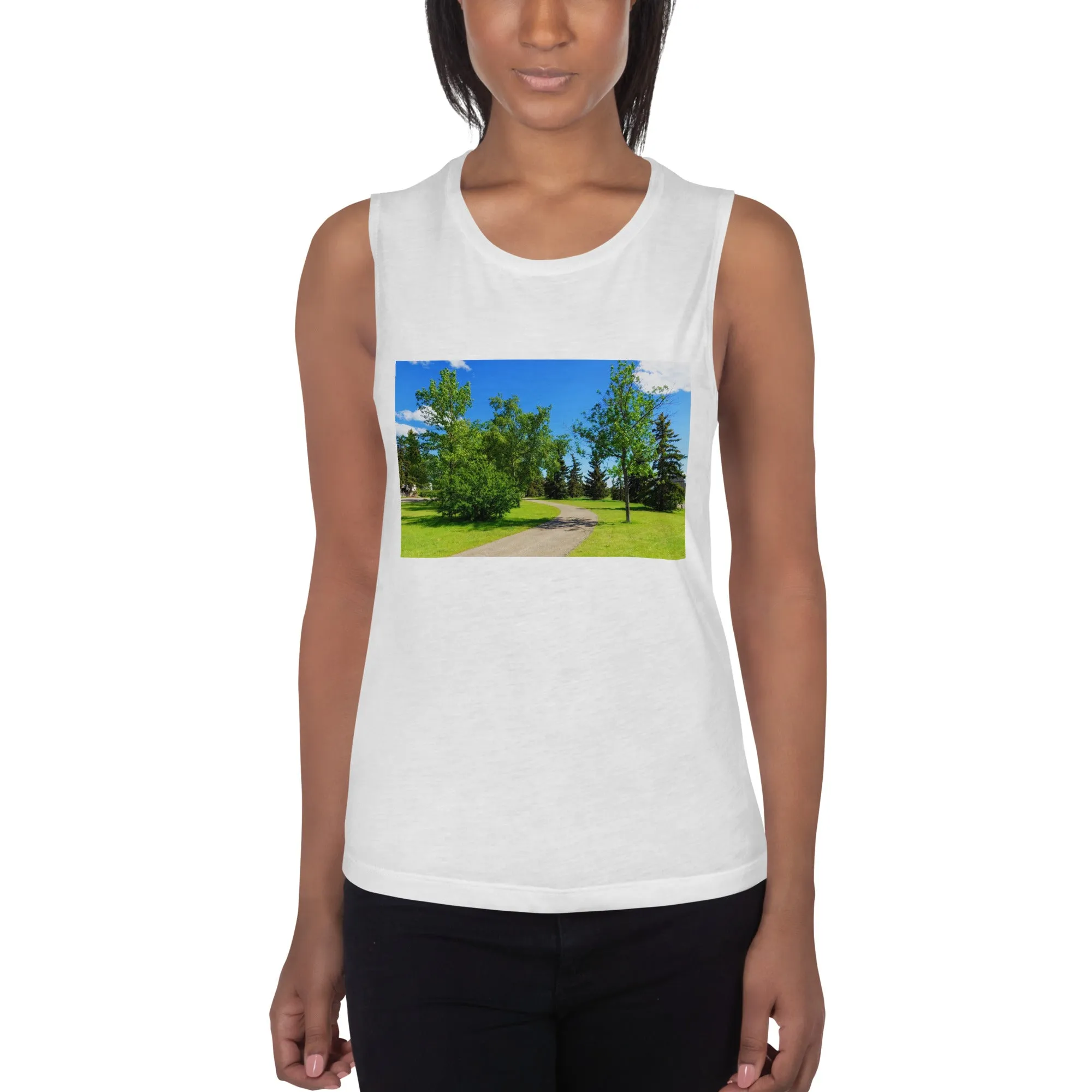 Ladies’ Muscle Tank - Calgary in the Summer