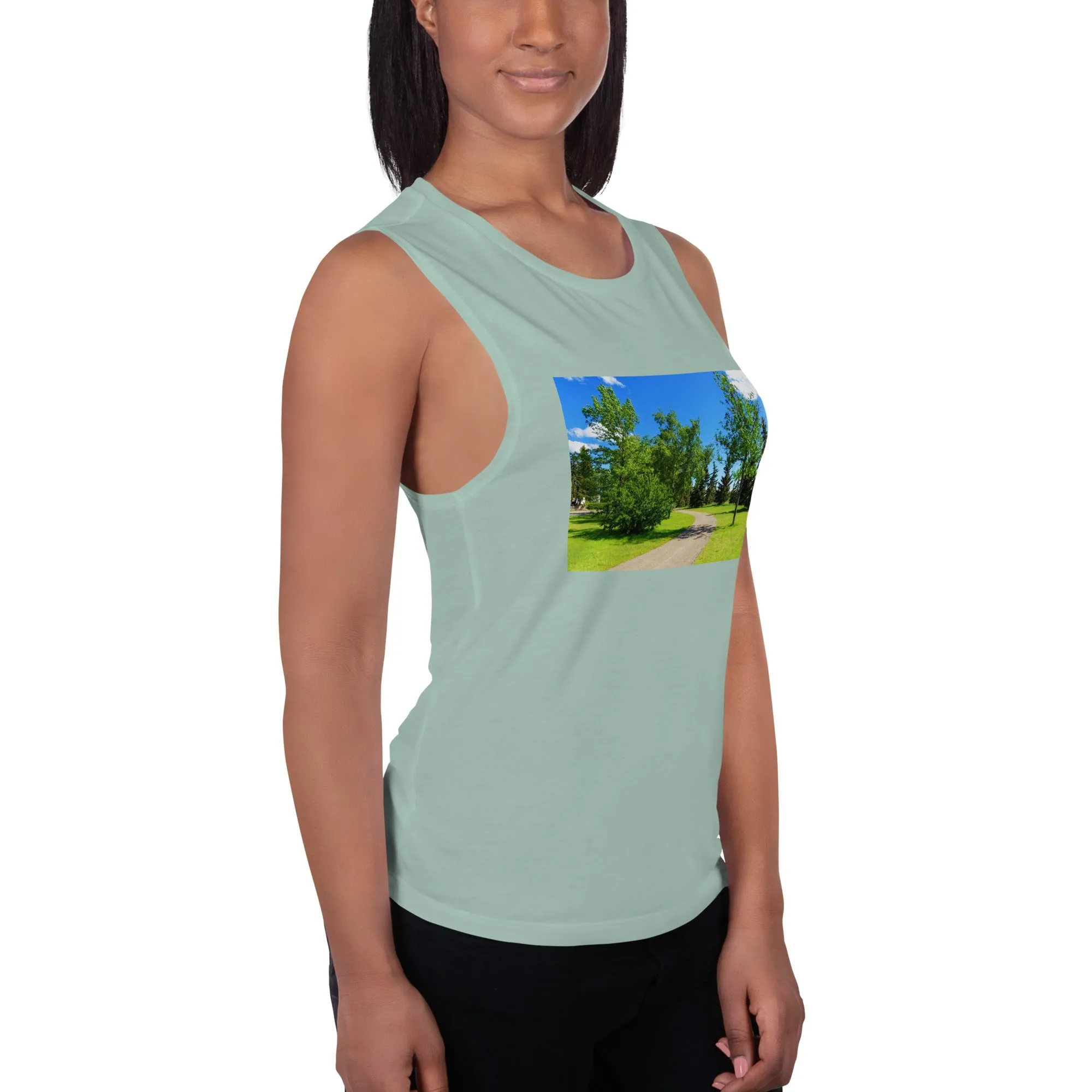 Ladies’ Muscle Tank - Calgary in the Summer