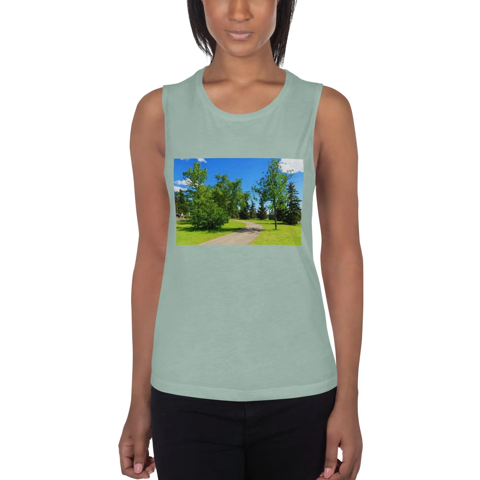 Ladies’ Muscle Tank - Calgary in the Summer