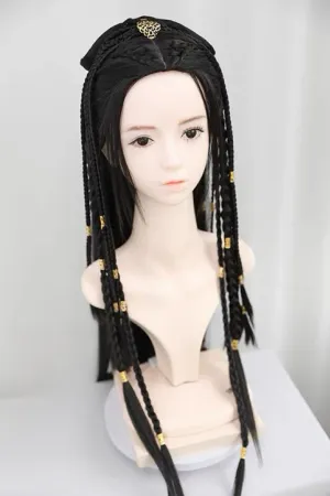 Lady Miao Jiang, Costume Hair Wig for Hanfu